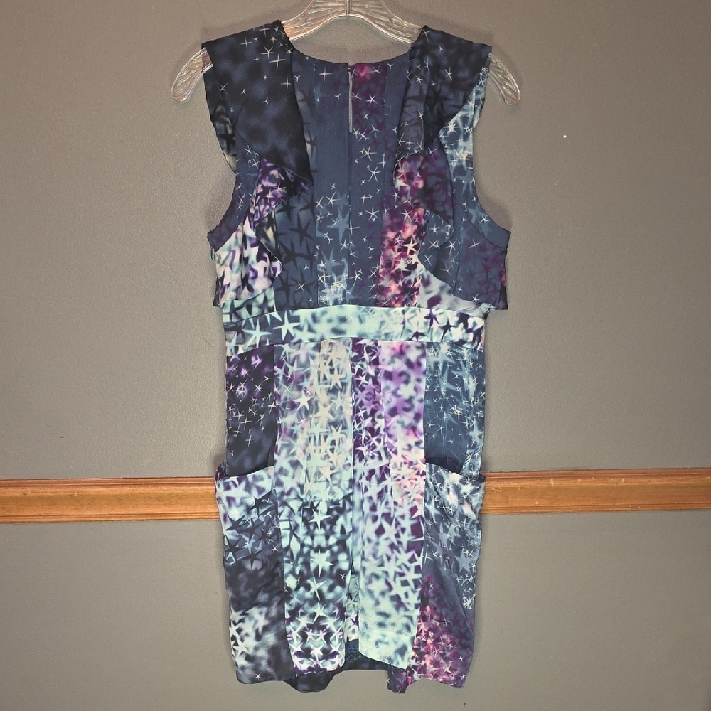 Leifsdottir Starry Mini Dress in Blue and Purple - Picture 3 of 3